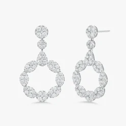 Adeline Diamond Dangle Earrings 4.43 ctw