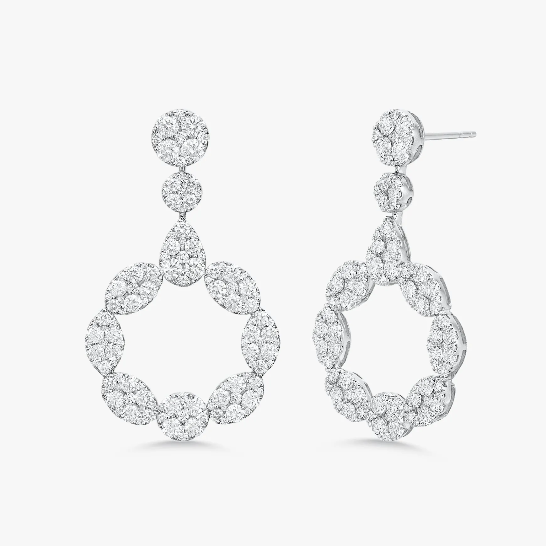 Adeline Diamond Dangle Earrings 4.43 ctw