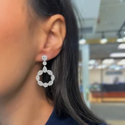 Adeline Diamond Dangle Earrings 4.43 ctw