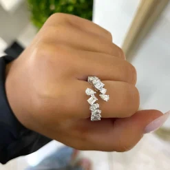 Anastasia Multi-Shape Crossover Diamond Ring