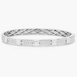 Azalea Pave Diamond Bangle Bracelet 2.26 ctw