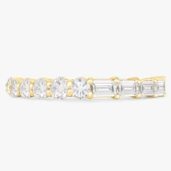 Best of Both Baguette and Round Eternity Band