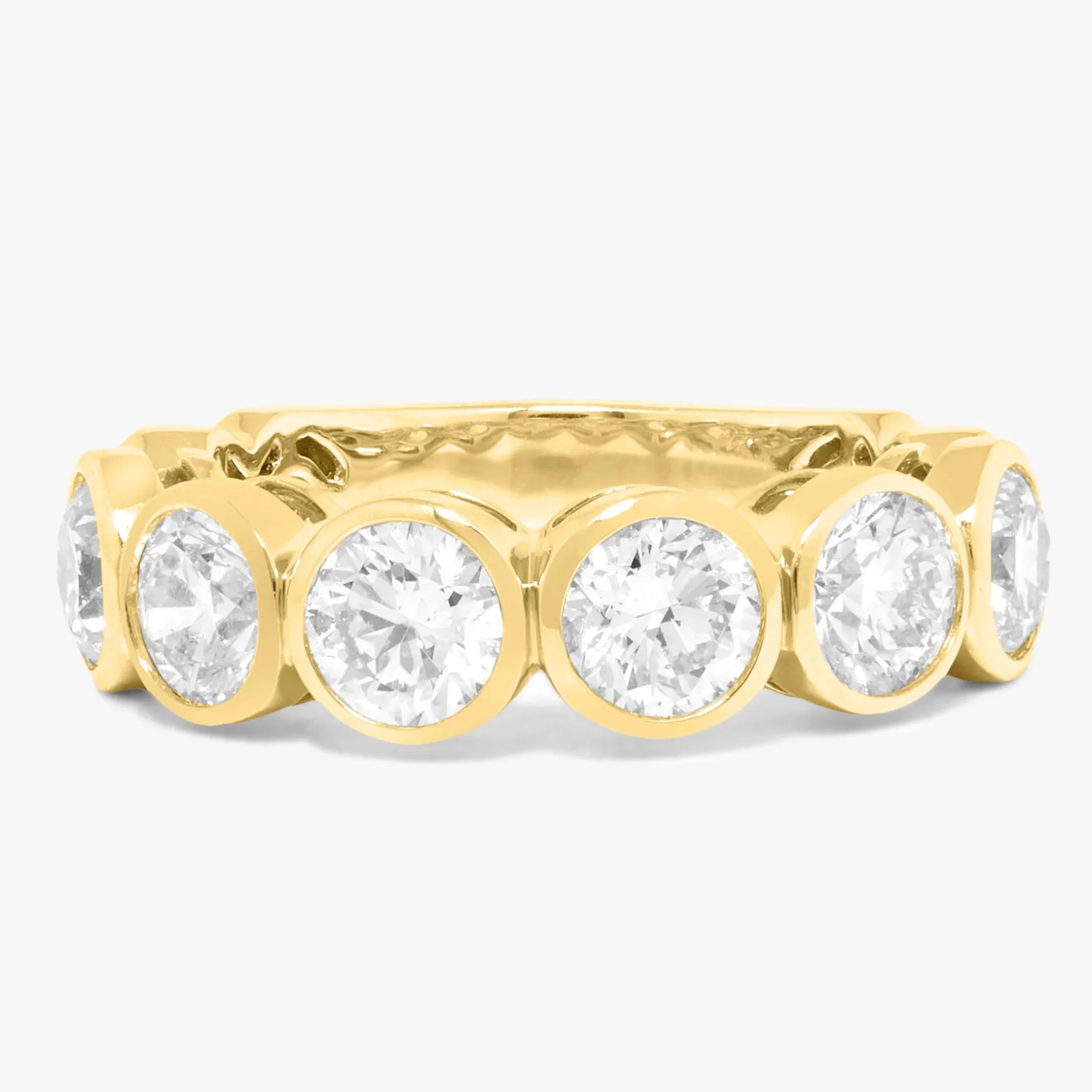 Bixi Bezel Diamond Band 3.05 ctw
