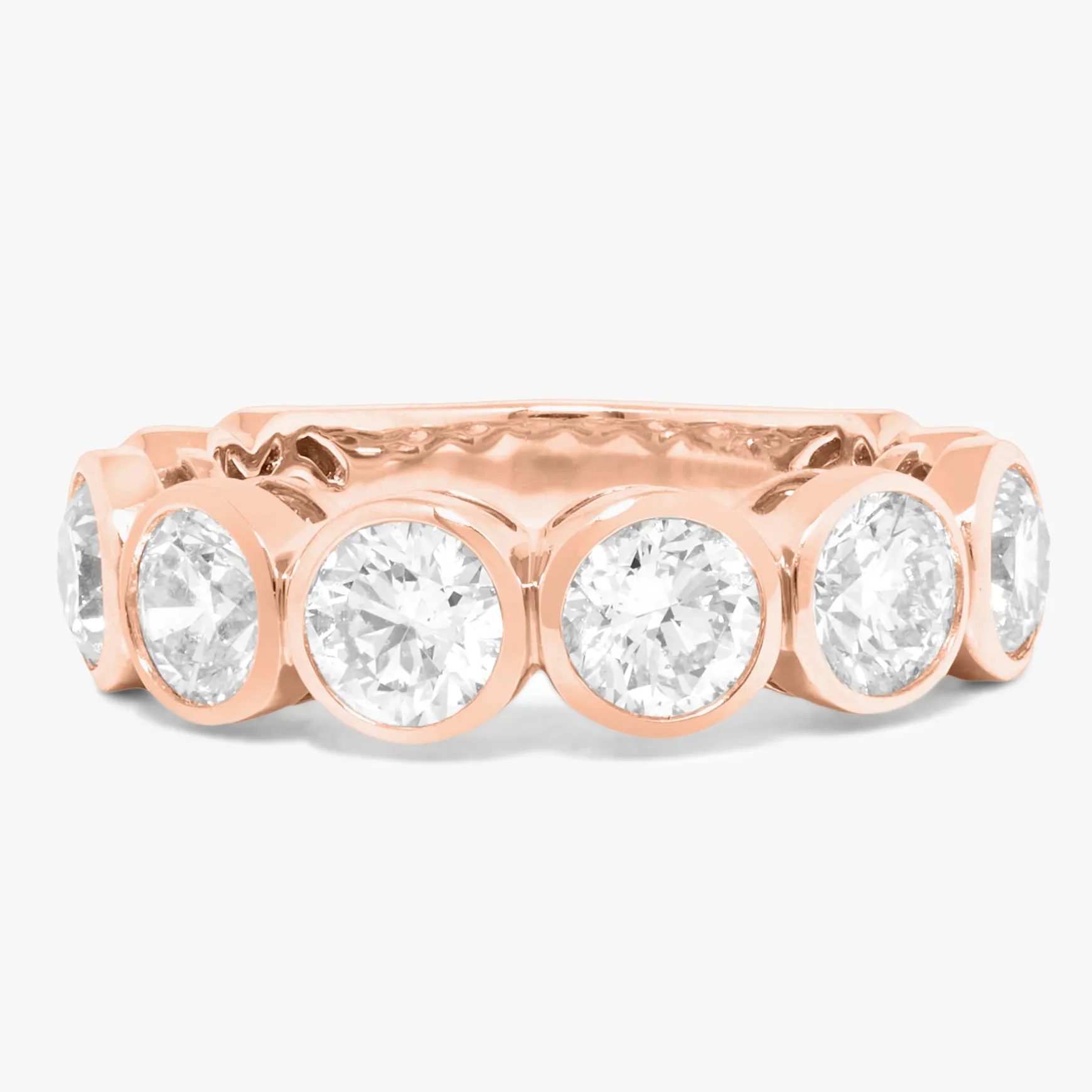 Bixi Bezel Diamond Band 3.05 ctw