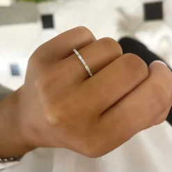 Braelynn East to West Baguette Diamond Band