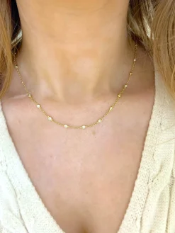 Brielle Diamonds By The Yard Necklace 1 ctw