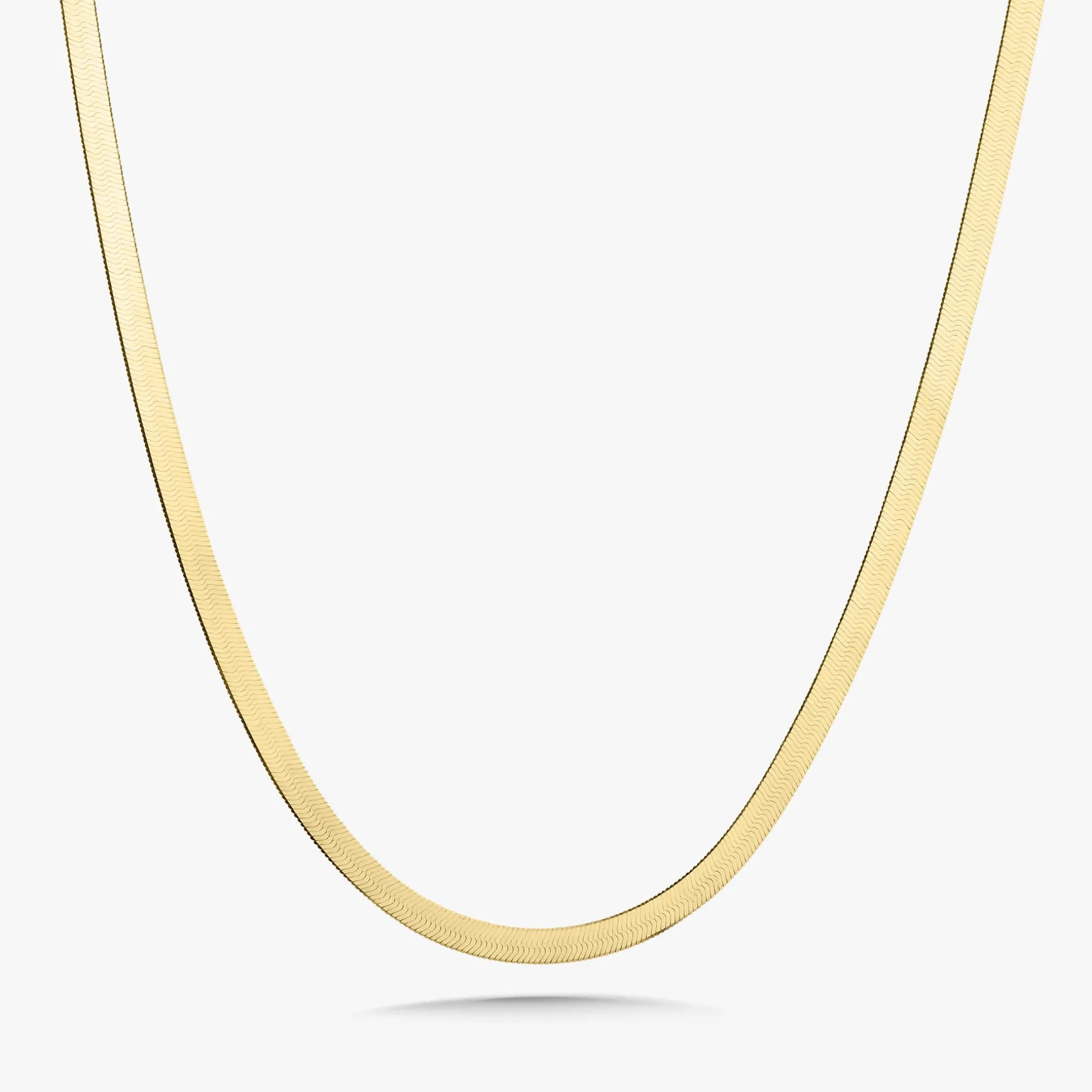 Britt Herringbone Necklace 5mm
