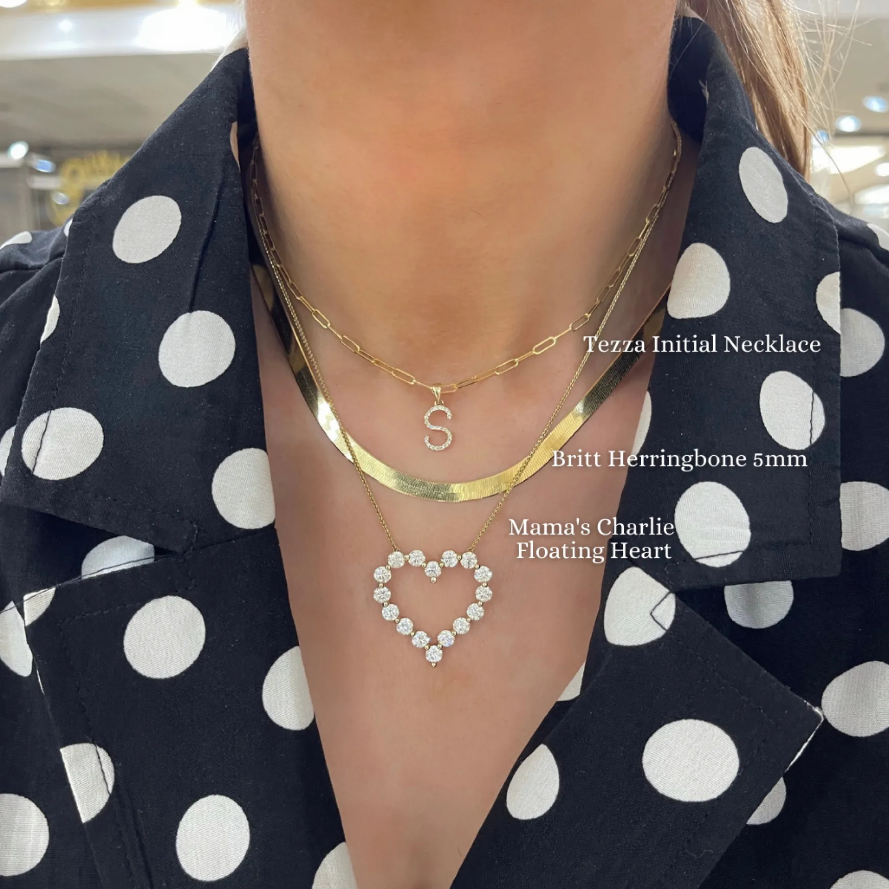 Britt Herringbone Necklace 5mm