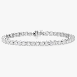 Buttercup Lab Diamond Scalloped Tennis Bracelet 6 ctw