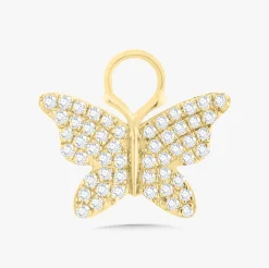 Butterfly Huggie Earring Charms