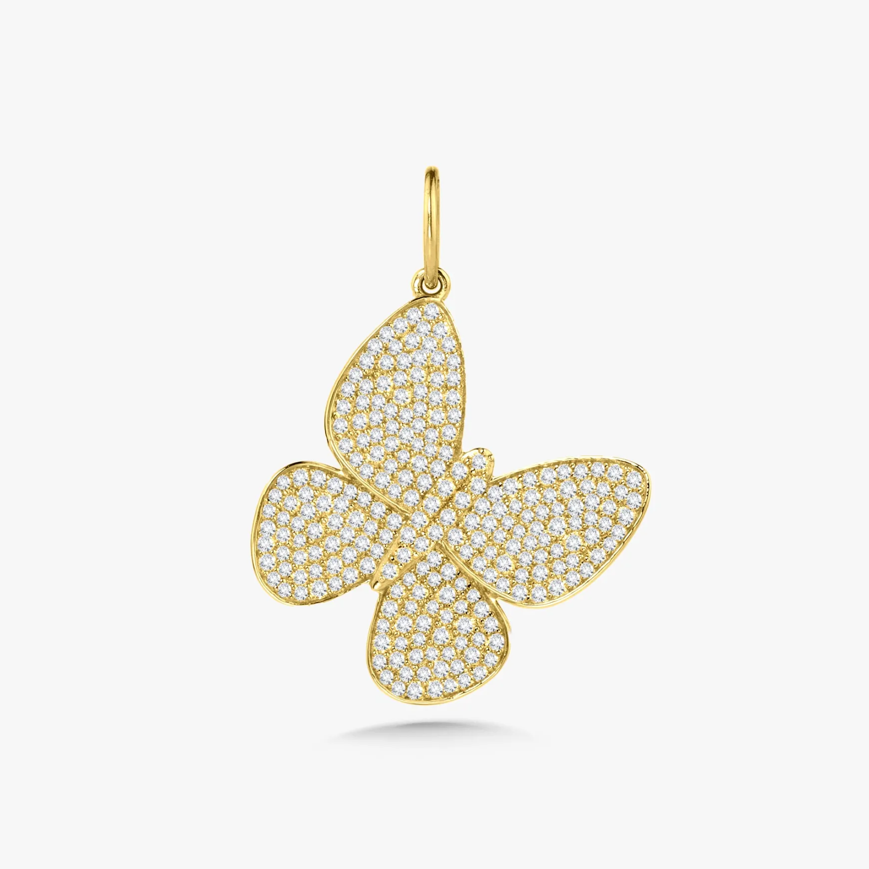 Butterfly Pave Diamond Charm