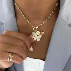 Butterfly Pave Diamond Charm