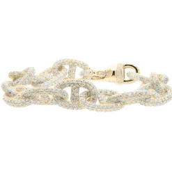Cadencia Pave Diamond Chain Link Bracelet 24.35 ctw