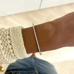 Classic Single Row Bangle Bracelet