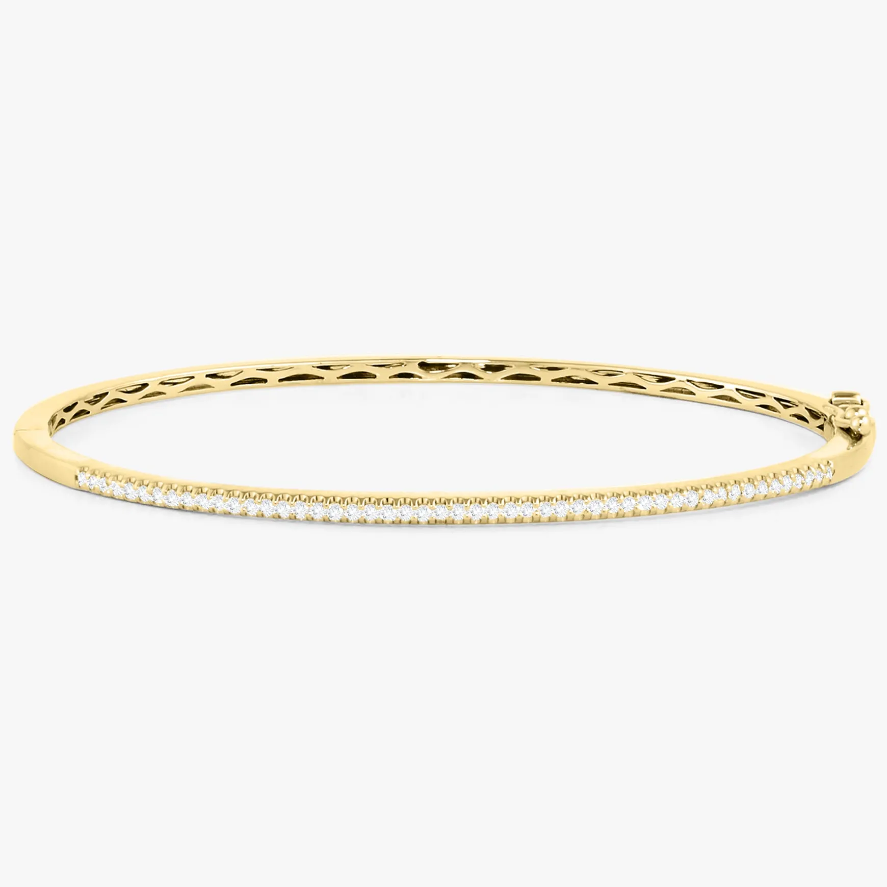 Classic Single Row Bangle Bracelet