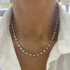 Cosmo Multi-Shape Floating Diamond Tennis Necklace 7 ctw