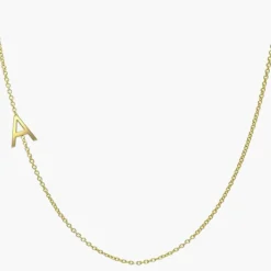 Custom Gold Initial Necklace