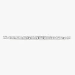 Daria Diamond Station Flexible Bangle Bracelet