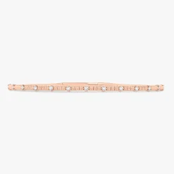 Daria Diamond Station Flexible Bangle Bracelet