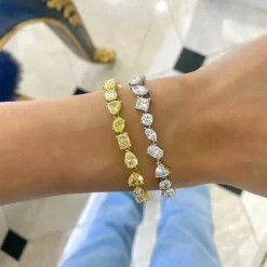 Emalyne Multi-Shape Diamond Tennis Bracelet 13 ctw