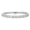 Essie Emerald Cut Bezel Tennis Bracelet 13.80 ctw