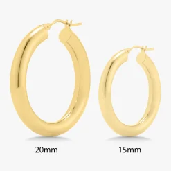 Ezra Tube Hoops 15mm