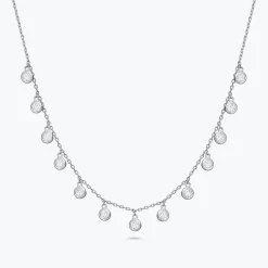 Faye Diamonds By The Yard Drop Necklace