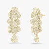 Fontaine Pave Diamond Dangle Earrings 5.35 ctw