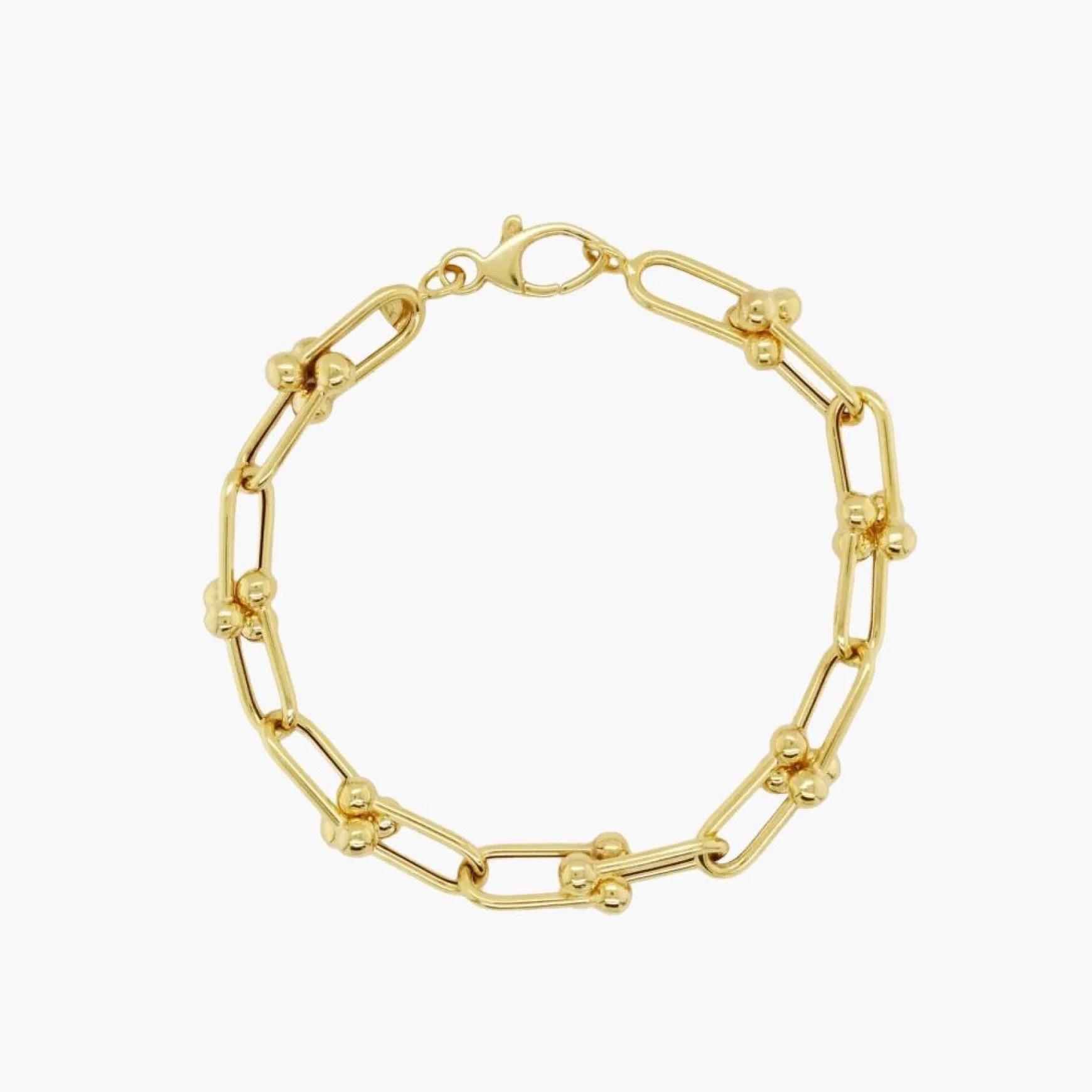 Giada Link & Bead Chain Bracelet