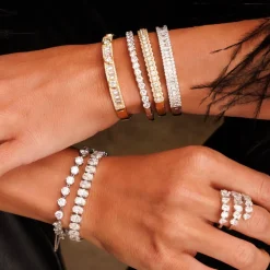Giselle Oval Diamond Tennis Bracelet 18.90 ctw