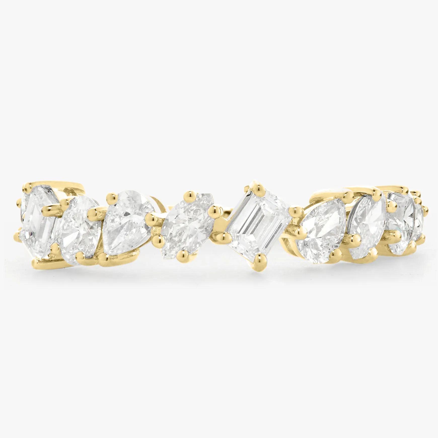 Kehlani Multi-Shape Diamond Band