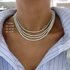 Kessler Diamond Tennis Necklace