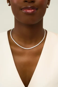 Lab Grown Diamond Tennis Necklace 15 ctw (Emily's choice)