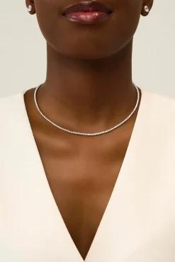Lab Grown Diamond Tennis Necklace 6 ctw