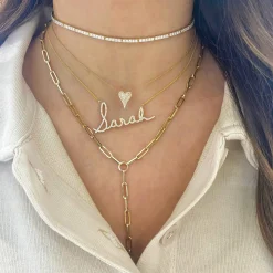Lariat Paperclip Necklace