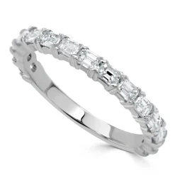 Lea East to West Emerald Cut Diamond Band 1 ctw