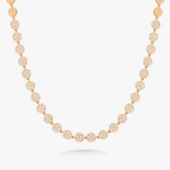 Little Drew Smiley Pave Diamond Adjustable Necklace