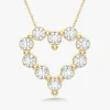 Little Midi Charlie Cloud® Floating Diamond Heart Necklace 1.20 ctw