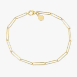 Lungo Paperclip Chain Bracelet 2.7mm