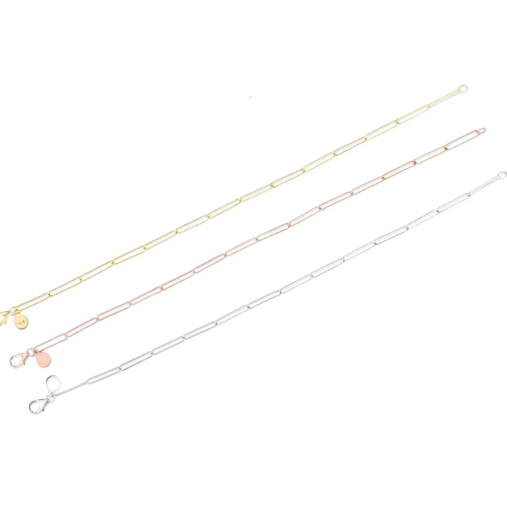 Lungo Paperclip Chain Bracelet 2.7mm