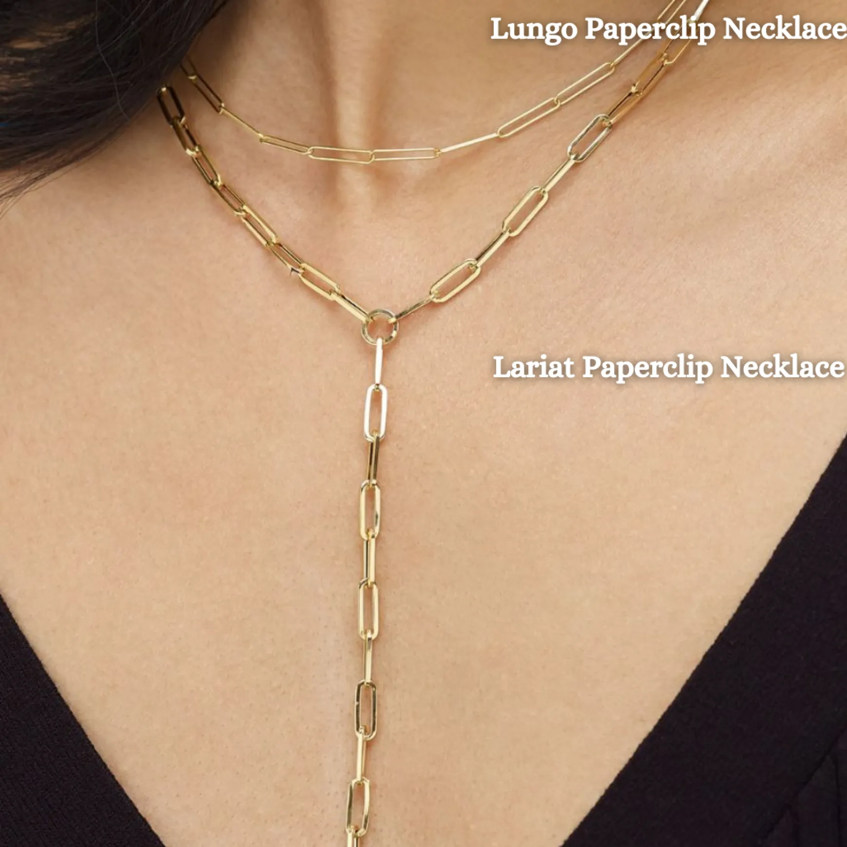 Lungo Paperclip Chain Necklace 2.7mm