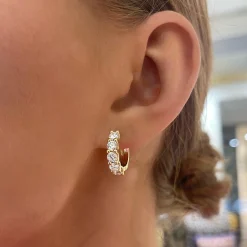 Mama's Georgie Diamond Huggie Earrings 2.00 ctw