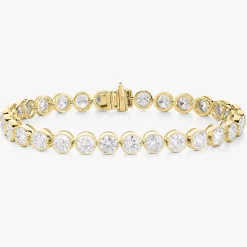 Mama's Milgrain Tennis Bracelet 14.60 ctw.