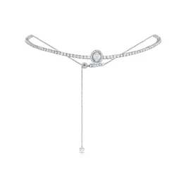 Marquise Cluster Diamond Adjustable Choker Necklace 3.19 ctw
