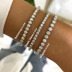 Milgrain Tennis Bracelet 5 ctw