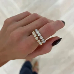 Mini Bixi Bezel Diamond Band 1.65 ctw