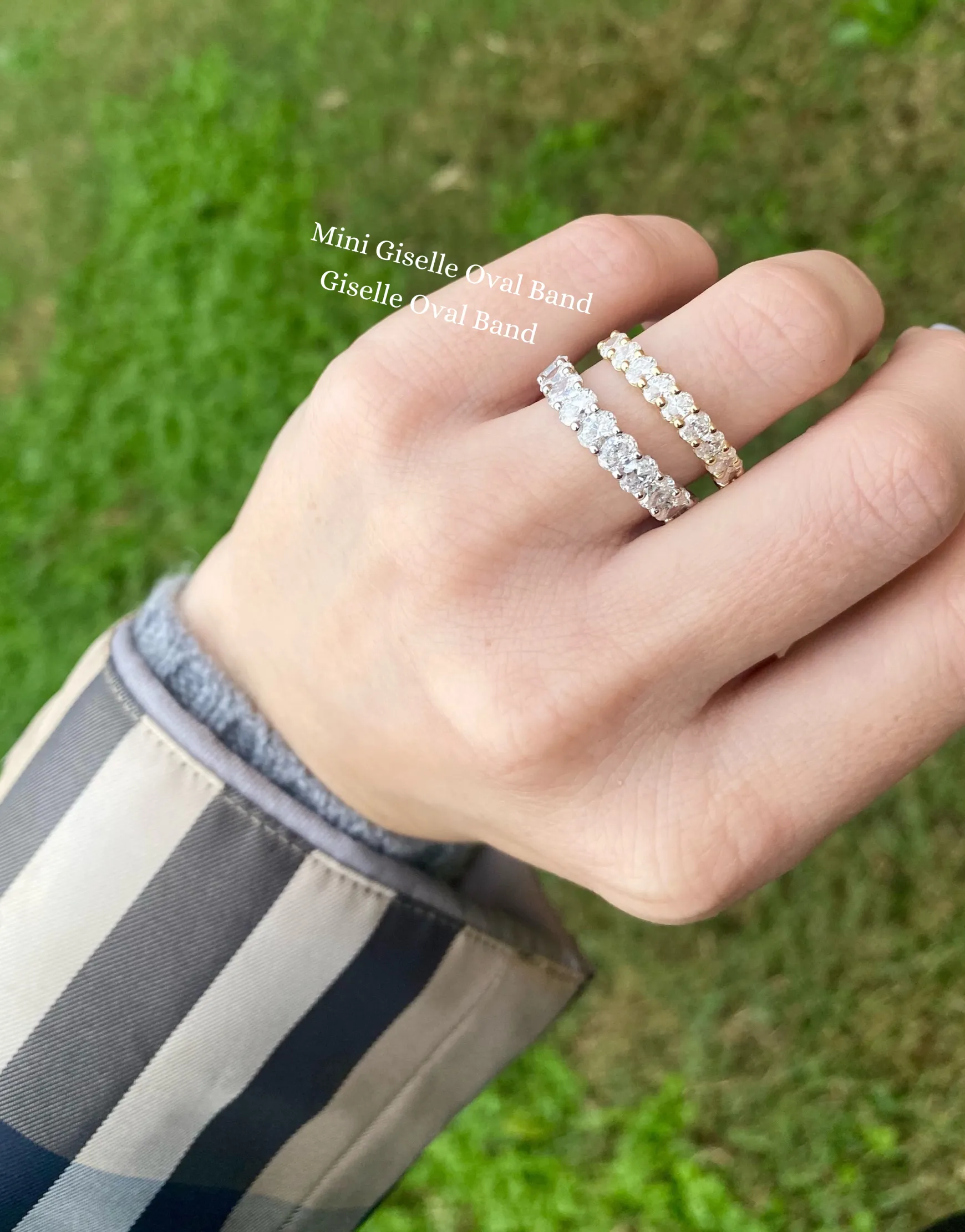 Mini Giselle Diamond Oval Band