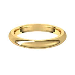 3mm Gold Stacking Spacer Band
