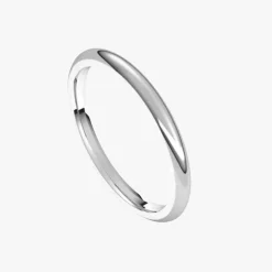 2mm Gold Stacking Spacer Band