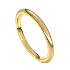 2mm Gold Stacking Spacer Band